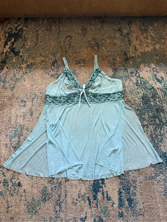 Other - Light Aqua Lace-Trim Nightie